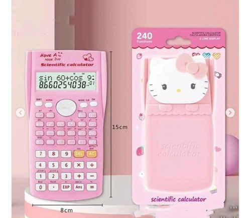 Calculadora Cientifica Hello Kitty Kt-698 Envio Gratis