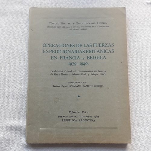 Operaciones De Fuerzas Expedicionarias Britanicas En Francia
