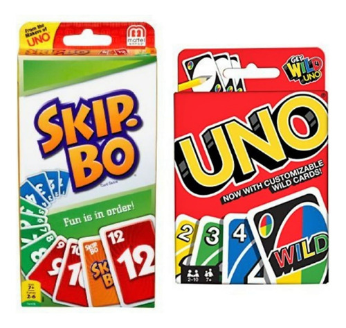 Bjdesign Bjdesign Skip Bo Juego De Cartas Incluye Uno