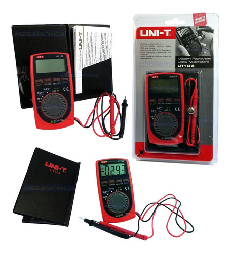 Multimetro Tester Digital Uni-t Ut10a Autorango Pocket Envio