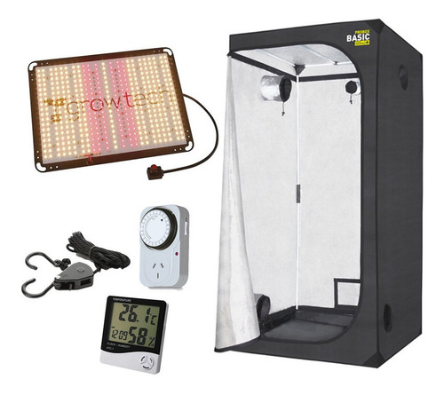 Kit Indoor Carpa Garden 80 Led Quantum 150 Con Accesorios