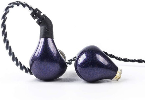 Imagen 7 de 10 de Auriculares Internos De Cable Desmontable Violeta Blon Bl03
