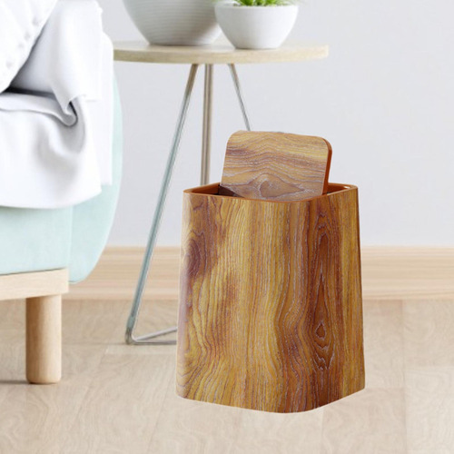 Y Cubo De Basura Retro, Contenedor De Basura M Con Tapa