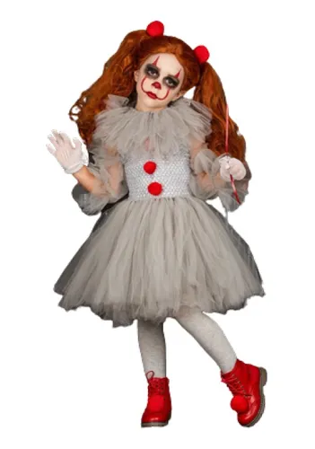 Disfraz de payaso para niña con tutu sale