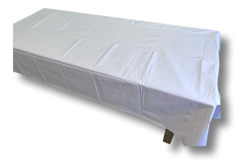 Mantel Impermeable Lavable Ecocuero 2,5m X 1,5m Blanco