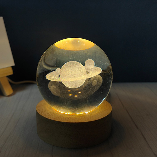 Lámpara Nocturna Con Forma De Diente De León, Bola De 6 Cm Y
