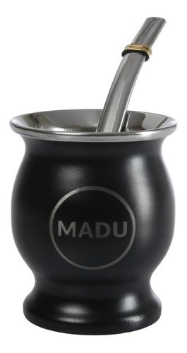 Imagen 3 de 10 de Kit Matero Neceser Yerbera Azucarera Mate Acero Termico Madu