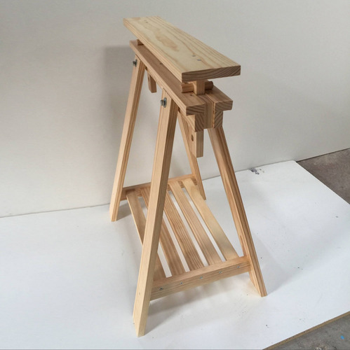 Caballetes Para Escritorio Ajustables En Pino