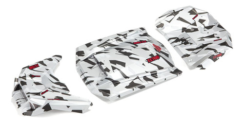 Arrma Paneles Exteriores 1/7 Pintados, Camuflaje Blanco: Fir