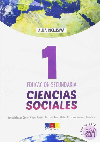Ciencias Sociales 1 Secundaria Libro De Aula, De González Rus, Gaspar. Editorial Geu, Tapa Blanda En Español