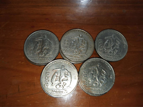 Monedas $200 Mundial 1986