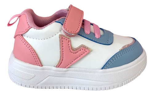 Tenis Blanco Rosa 26 0123