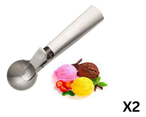 Cuchara Para Helados Con Expulsor Acero Inoxidable