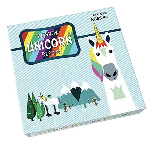 Juegos De Mesa Rainbow Unicorn Rescue Geniales Para Niños [u