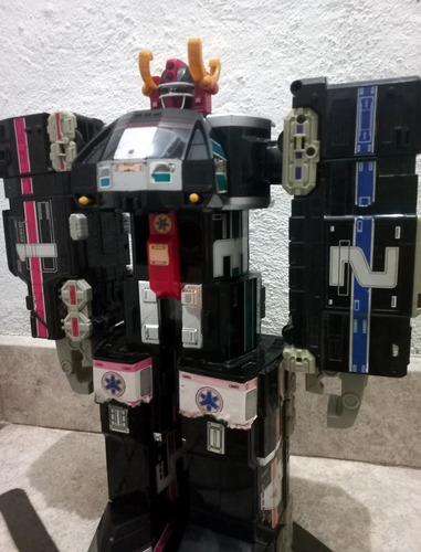 Power Rangers Megazord Lightspeed Rescue Super Train 1999 (Usado)