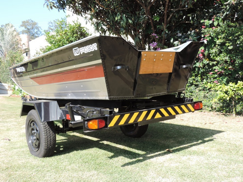 Barco Alumínio Chata 3,30 Mt Esporte E/ou Recreio