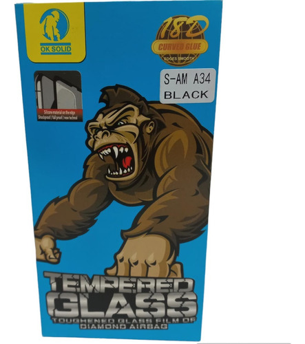 Laminas Tempered Glass Samsung A34