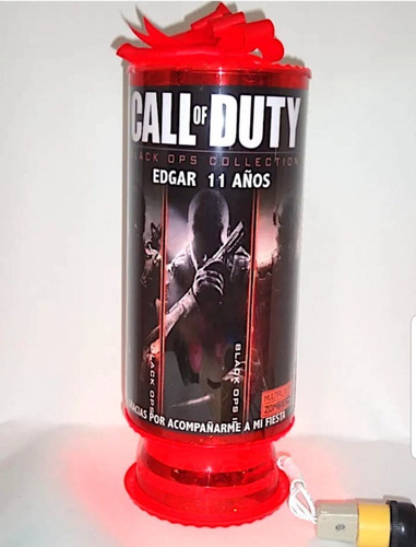 Centros De Mesa Call Of Duty Con Luz 16 Unidades Recuerdos