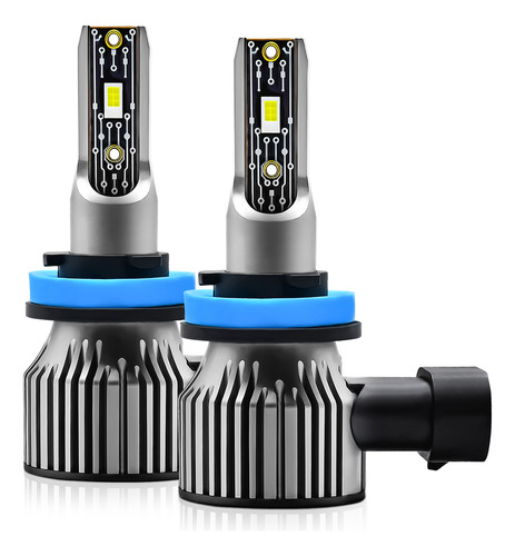 Faros De Automóvil Led H8/h9/h11 Ip68 Impermeables 6500k 120