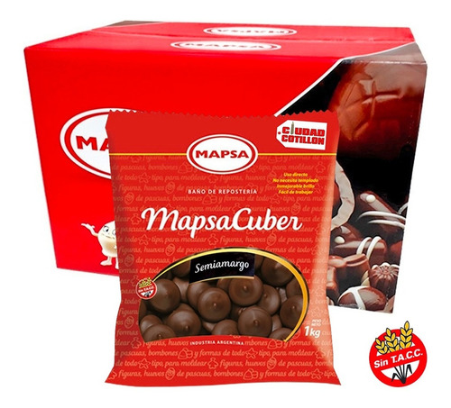 Chocolate Mapsa Caja X 6 Kilos- Ciudad Cotillón - Envios