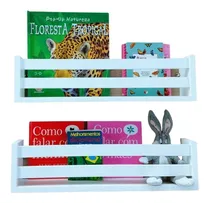 Comprar Prateleira Para Livros Revistas Brinquedos Infantis 2un 55cm