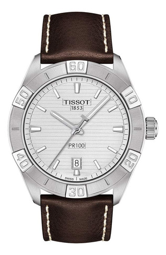 Tissot Reloj De Vestir Clásico De Acero Inoxidable Pr 100