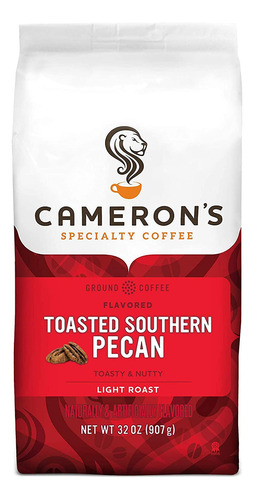 Cameron's Coffee Nuez Tostada Del Sur Wb 32oz (paquete De 4)