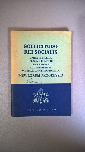 Sollicitudo Rei Socialis - Juan Pablo Ii