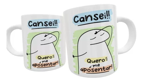 Caneca Flork Meme Bentô Divertida - Cansei