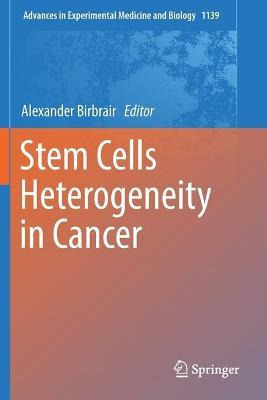 Libro Stem Cells Heterogeneity In Cancer - Alexander Birb...