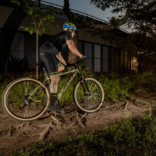 Bicicleta 29 Blitz Pontal Mtb, aluminio, 21 V, freno de disco, color gris claro, marco tamaño 17