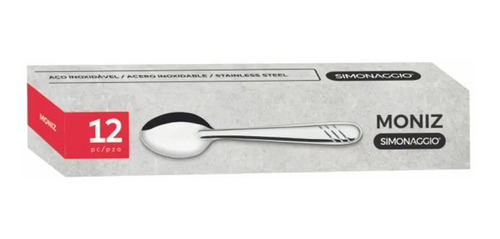 Set Cucharas X12 Para Postre Simonaggio Moniz Cocina Febo