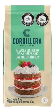 Chantilly - Polvo Para Hacer Crema Batida, Cordillera