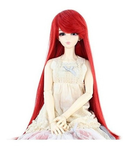 Sintetica Larga Recta 8  9 Pulgadas 13 Bjd Msd Pullip Dod D