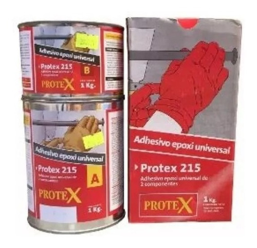 Adhesivo Epoxi Universal Protex 215 1 Kg