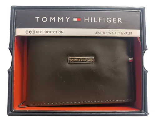 comprar Billetera Cuero Tommy Hilfiger Original Con Rfid