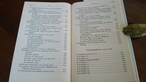Imagen 7 de 10 de Prosa - Federico García Lorca Obras Completas 3