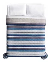 Comprar Edredón King Size Capitonado De Hombre | Líneas | 2 Vistas