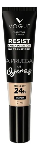 Corrector Líquido Resist Larga Duración Vogue 7ml Tono Pétal
