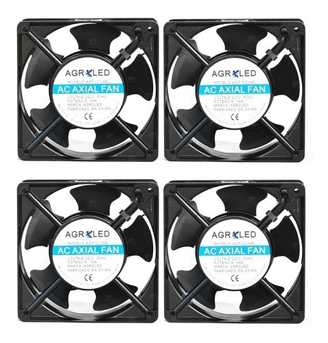 Cooler Turbina Fan 220v 4 Pulgadas Ruleman Indoor 4u