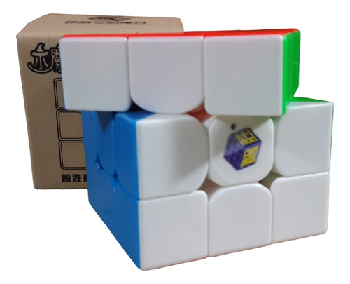 Cubo Mágico Rubik 3x3 Stickerless Yuxin Little Magic Rosario