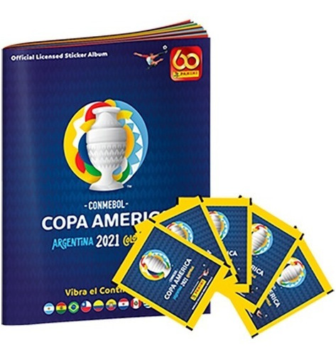 Álbum Copa América 2021 + 25 Sobres