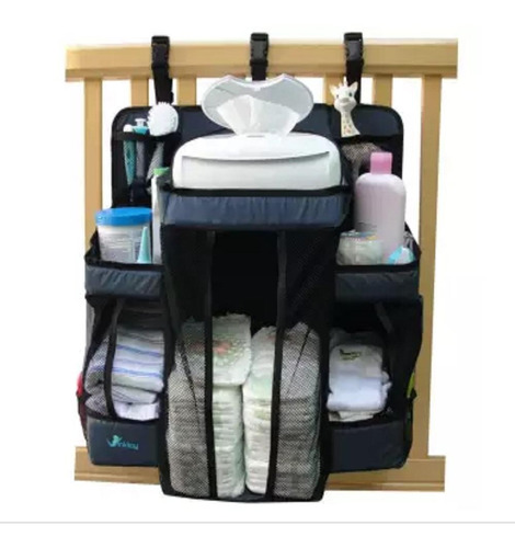 Organizador Trocador Bebe Porta Fraldas Portátil De Comoda