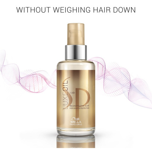 Shampoo 200ml + Mascarilla +elixir Wella Sp Luxe Oil Keratin