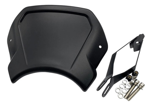 Parabrisas De Motocicleta, Placa Frontal, Deflector De Negro