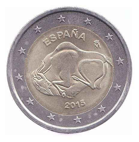 España Moneda 2 Euros 2015 Cueva De Altamira Unc