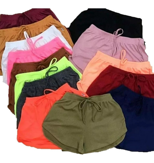 shorts moletom feminino mercado livre
