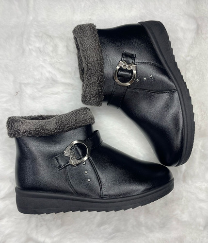 Botín Con Chiporro Zapatos Señora Otoño Invierno Bota