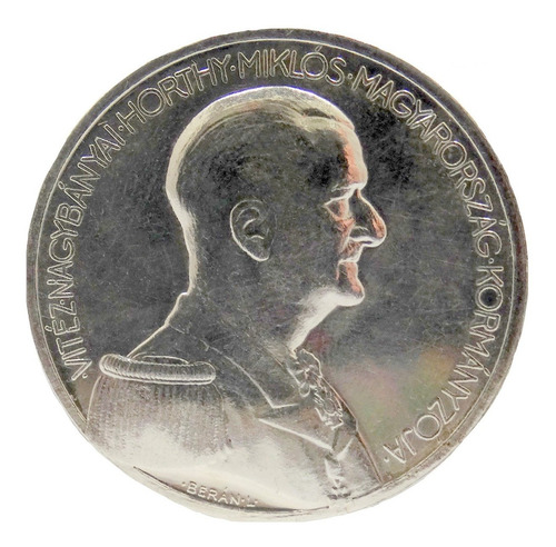 Imagen 1 de 6 de Moneda Plata Hungria 1993 Conmemorativa Miklós Horthy Nueva