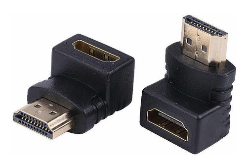 Adaptador Tipo L Hdmi Macho A Hembra 90 Grado